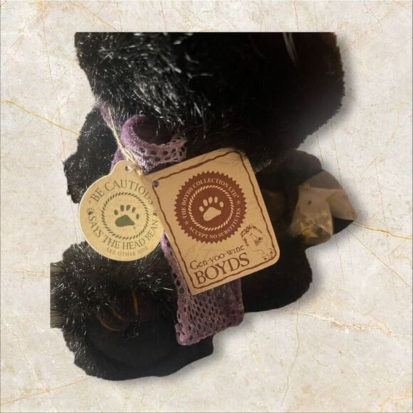 The Boyds Collection Ltd Kids Black Bears Zelda Z. Witchy Puss Boyds Bear Plush - Picture 4 of 16